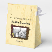 GEZOCHT 🤠 Cowboy Boots Wedding Bedankdoosjes (Achterkant)