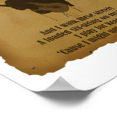 Gezocht dood of levend klassiek Poster (Hoek)