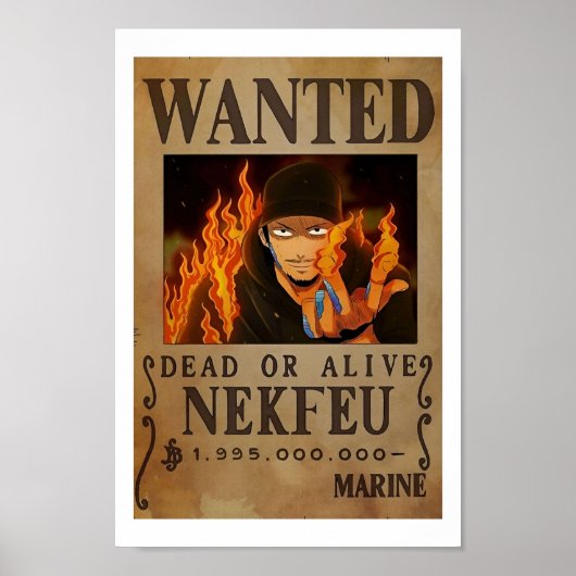 Gezocht dood of levend Nekfeu-Poster Poster (Voorkant)