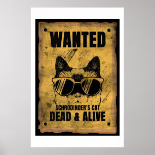 Gezocht dood of levend Poster van katten
