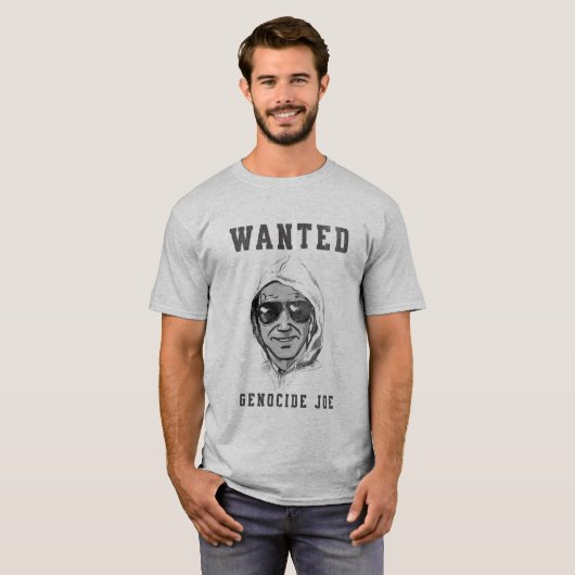 GEZOCHT - Genocide Joe #genocidejoe T-shirt (Voorkant volledig)