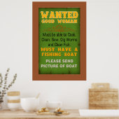 Gezocht Good Woman Poster (Keuken)
