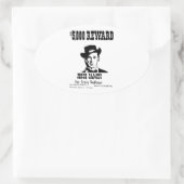 Gezocht Jesse James Ovale Sticker (Tas)