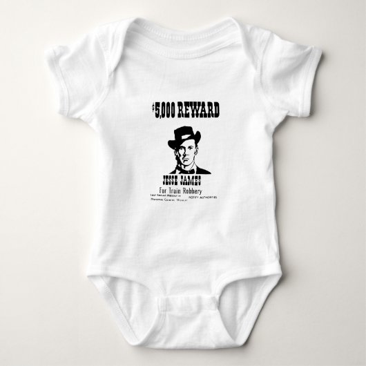 Gezocht Jesse James Romper (Voorkant)