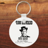 Gezocht Jesse James Sleutelhanger (Voorkant)