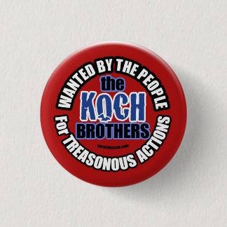 Gezocht: Koch Brothers Ronde Button 3,2 Cm