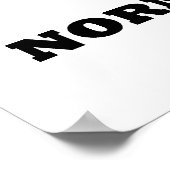 Gezocht normaal hartslag ECG-elektrocardiogram Poster (Hoek)