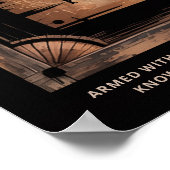 Gezocht Old Wild West Rustic Fun Party Welkom Poster (Hoek)