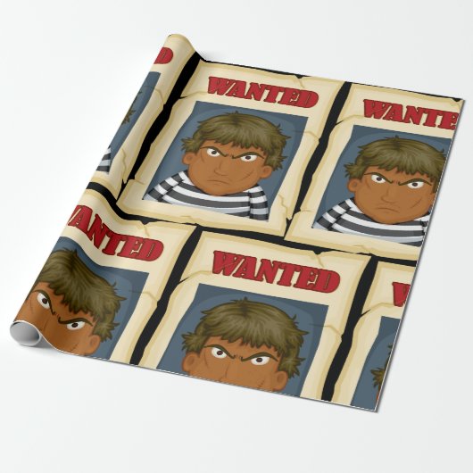 Gezocht pap-inpakpapier cadeaupapier (Uitgerold)