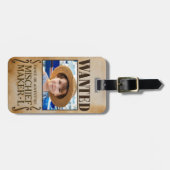 GEZOCHT! Piratenthema Bagagelabel (Voorkant horizontaal)