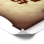 Gezocht Poster (Hoek)