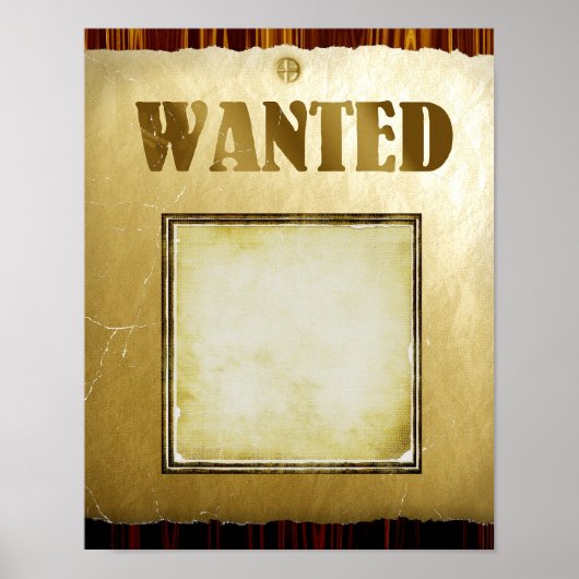 Gezocht Poster (Voorkant)