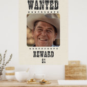 Gezocht Poster - Beloning $ 1 -  Old West-stijl (Keuken)