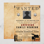 Gezocht Poster Familie reunion Barbeque Uitnodigin Kaart (Voorkant / Achterkant)