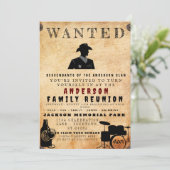 Gezocht Poster Familie reunion Barbeque Uitnodigin Kaart (Staand voorkant)