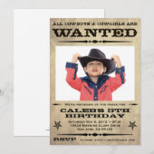 Gezocht Poster Kinder Partij Kaart (Voorkant / Achterkant)