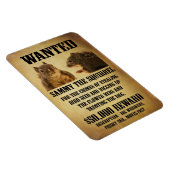 Gezocht Poster met eekhoorn Magneet (Rechterzijde)