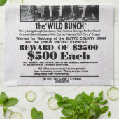 Gezocht Poster van de Wilde Bunch Theedoek (Gevouwen)