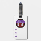 Gezocht Poster van kippen uit Ann Charles Bagagelabel (Achterkant verticaal)