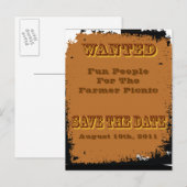 Gezocht: Save the Date briefkaart (Voorkant / Achterkant)