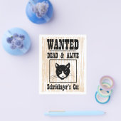 Gezocht Schrodinger's kat Flyer (Enkel)