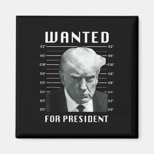 Gezocht Trump voor President - Trump Mok Nooit Magneet