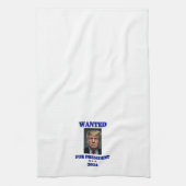 Gezocht voor President 2024 Donald Trump Theedoek (Verticaal)