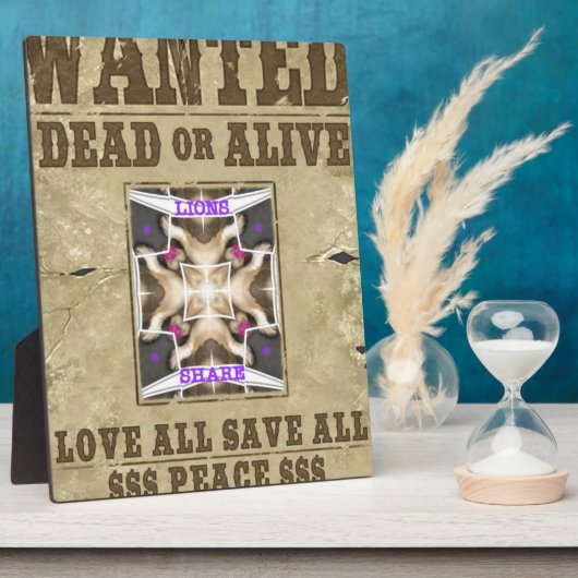 Gezocht Vrede, Liefde en Inspiratie: Verspreid Har Fotoplaat (Zijkant)