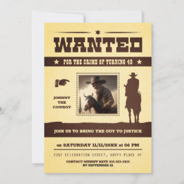 Gezocht western kaart