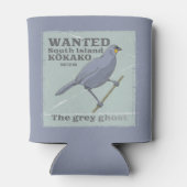 Gezocht Zuid-eiland Kokako Blikjeskoeler (Achterkant)