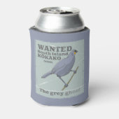 Gezocht Zuid-eiland Kokako Blikjeskoeler (Blikje Achterkant)