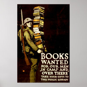 Gezochte boeken poster