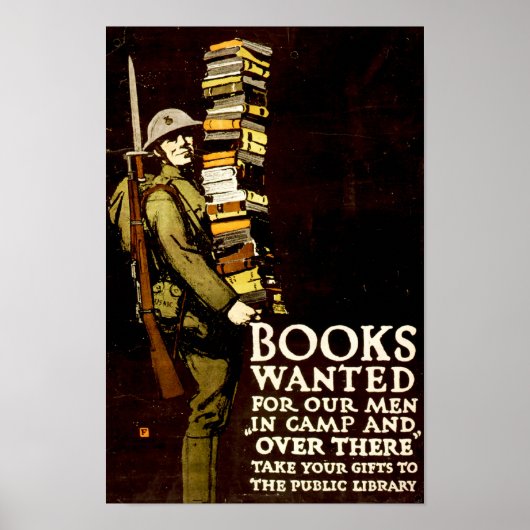 Gezochte boeken poster (Voorkant)