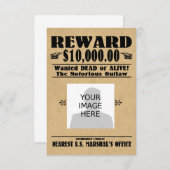 Gezochte Gezochte Dood of Alive (Voorkant / Achterkant)