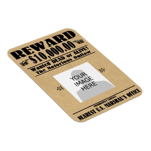 Gezochte Gezochte Dood of Alive Magneet (Rechterzijde)