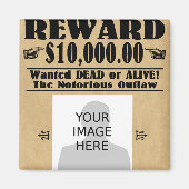 Gezochte Gezochte Dood of Alive Magneet (Voorkant)