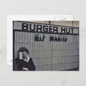 Gezochte hulp briefkaart (Voorkant / Achterkant)