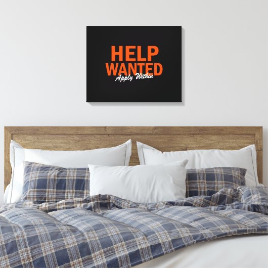 Gezochte hulp is van toepassing binnen canvas afdruk (Insitu (Slaapkamer))