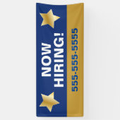 Gezochte hulp, nu het huren van de banenbanner spandoek (Verticaal)