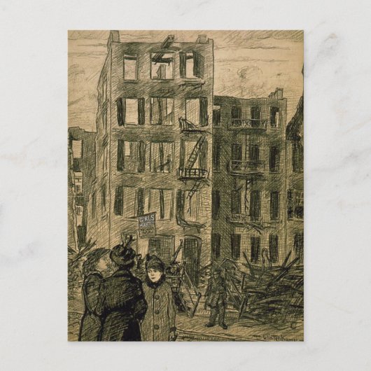 Gezochte meisjes briefkaart (Voorkant)