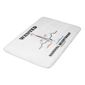 Gezochte normale hartslag Sinus Rhythm ECG EKG Badmat (Gekanteld)