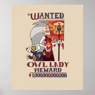 Gezochte Owl Lady Het hoerhuis Poster
