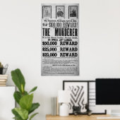 Gezochte Poster Lincoln Assassination Conspirators (Thuiskantoor)