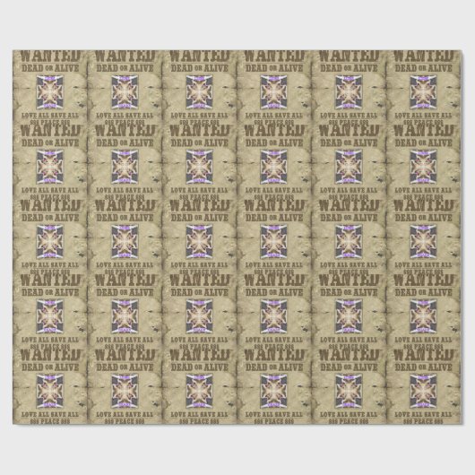 Gezochte vrede cadeaupapier (Vlak)