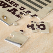 Gezochte vrede legpuzzel (Zijkant)