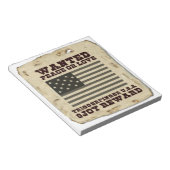 Gezochte vrede notitieblok (Schuin)