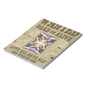 Gezochte vrede notitieblok (Gedraaid)