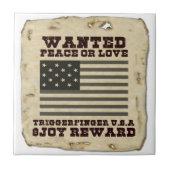 Gezochte vrede tegeltje (Voorkant)