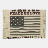 Gezochte vrede theedoek (Horizontaal)