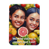 Gezond eten Flexibele Magneet (Verticaal)